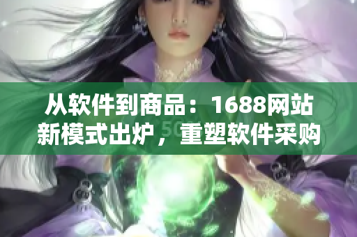 从软件到商品：1688网站新模式出炉，重塑软件采购新标准