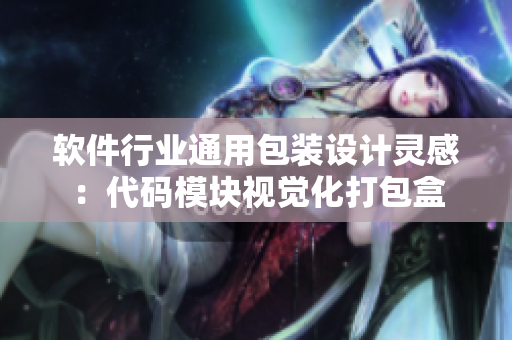 软件行业通用包装设计灵感：代码模块视觉化打包盒