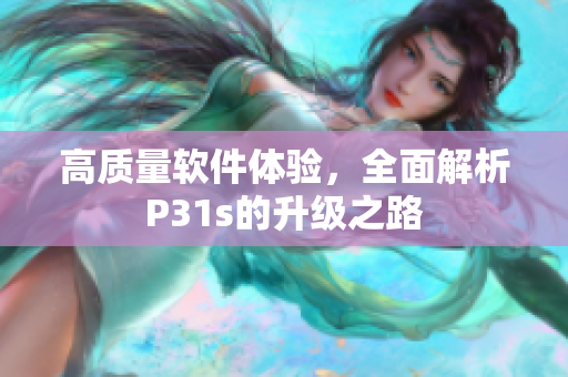 高质量软件体验，全面解析P31s的升级之路