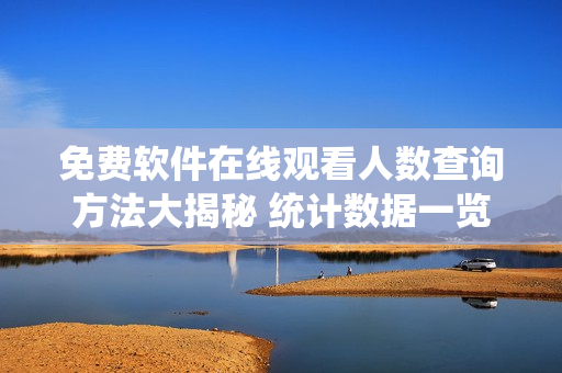 免费软件在线观看人数查询方法大揭秘 统计数据一览无余 轻松掌握点击秘籍