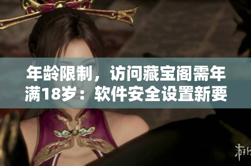 年龄限制，访问藏宝阁需年满18岁：软件安全设置新要求