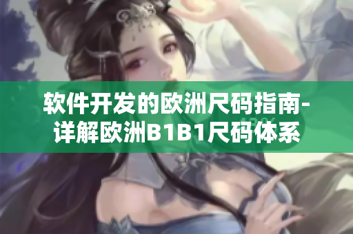 软件开发的欧洲尺码指南-详解欧洲B1B1尺码体系