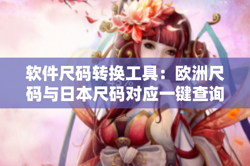 软件尺码转换工具：欧洲尺码与日本尺码对应一键查询
