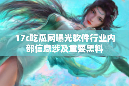 17c吃瓜网曝光软件行业内部信息涉及重要黑料