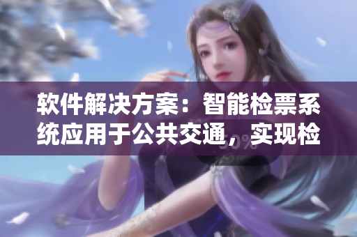 软件解决方案：智能检票系统应用于公共交通，实现检票员按尺寸上车