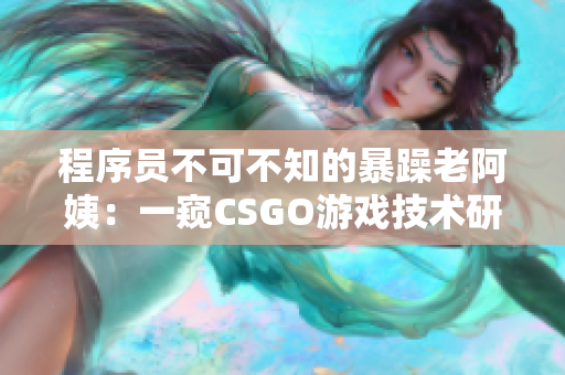 程序员不可不知的暴躁老阿姨：一窥CSGO游戏技术研究