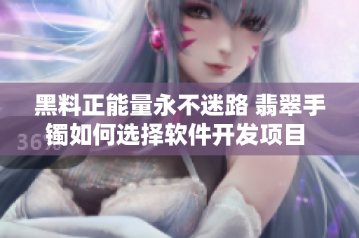 黑料正能量永不迷路 翡翠手镯如何选择软件开发项目 创造价值关键技巧分享