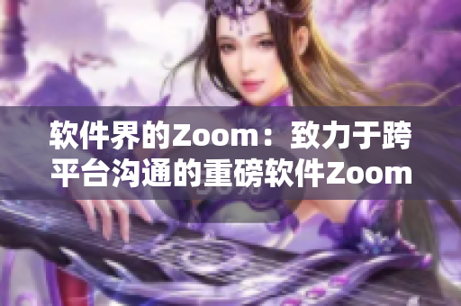 软件界的Zoom：致力于跨平台沟通的重磅软件Zoom