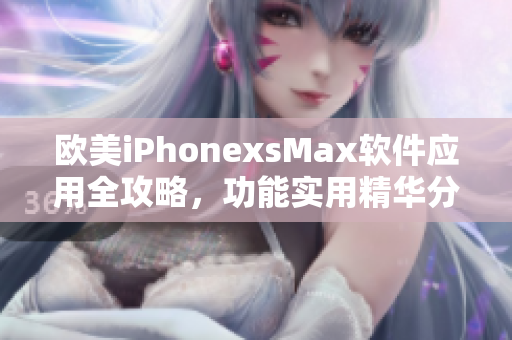 欧美iPhonexsMax软件应用全攻略，功能实用精华分享