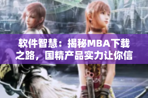 软件智慧：揭秘MBA下载之路，国精产品实力让你信服