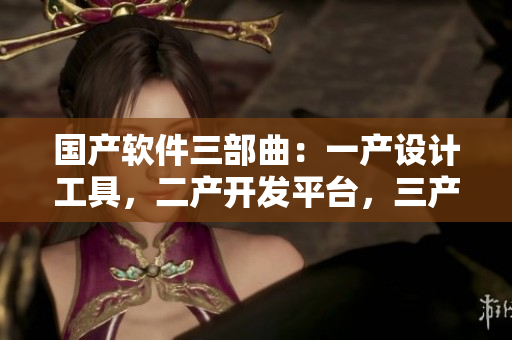 国产软件三部曲：一产设计工具，二产开发平台，三产运维利器