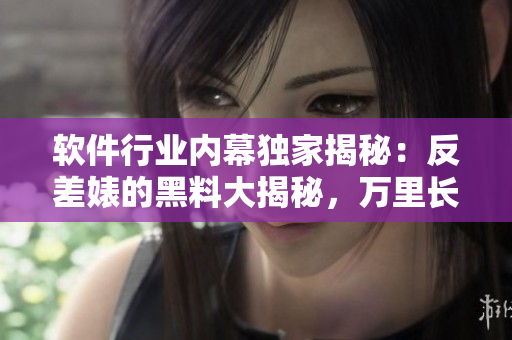 软件行业内幕独家揭秘：反差婊的黑料大揭秘，万里长征探寻真相