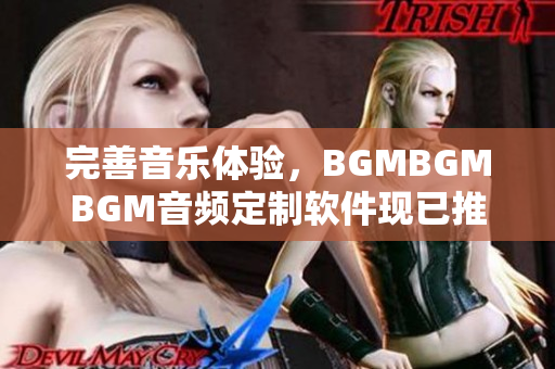完善音乐体验，BGMBGMBGM音频定制软件现已推出，价格超低惊喜
