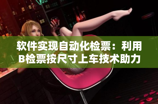 软件实现自动化检票：利用B检票按尺寸上车技术助力乘客登车
