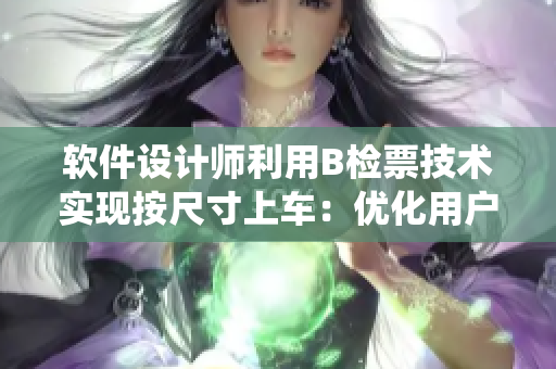 软件设计师利用B检票技术实现按尺寸上车：优化用户体验的智能检票系统