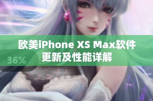 欧美iPhone XS Max软件更新及性能详解
