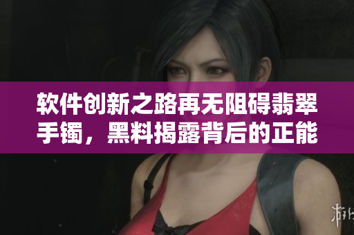 软件创新之路再无阻碍翡翠手镯，黑料揭露背后的正能量