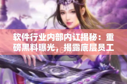 软件行业内部内讧揭秘：重磅黑料曝光，揭露底层员工内幕，揭开行业黑幕
