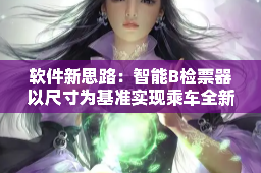 软件新思路：智能B检票器以尺寸为基准实现乘车全新体验