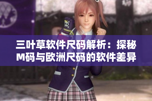 三叶草软件尺码解析：探秘M码与欧洲尺码的软件差异