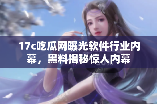 17c吃瓜网曝光软件行业内幕，黑料揭秘惊人内幕