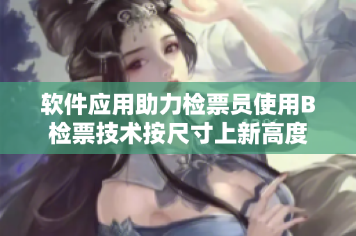 软件应用助力检票员使用B检票技术按尺寸上新高度
