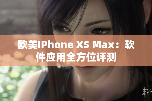 欧美IPhone XS Max：软件应用全方位评测