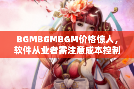 BGMBGMBGM价格惊人，软件从业者需注意成本控制!
