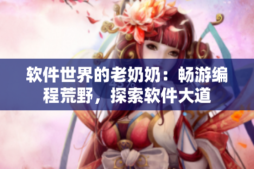 软件世界的老奶奶：畅游编程荒野，探索软件大道