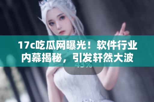 17c吃瓜网曝光！软件行业内幕揭秘，引发轩然大波
