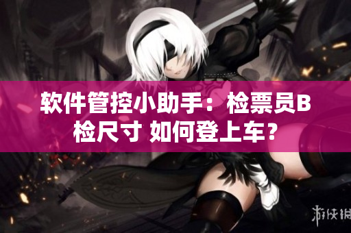 软件管控小助手：检票员B检尺寸 如何登上车？