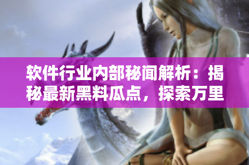 软件行业内部秘闻解析：揭秘最新黑料瓜点，探索万里长征般的发展历程