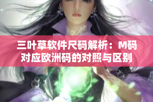 三叶草软件尺码解析：M码对应欧洲码的对照与区别