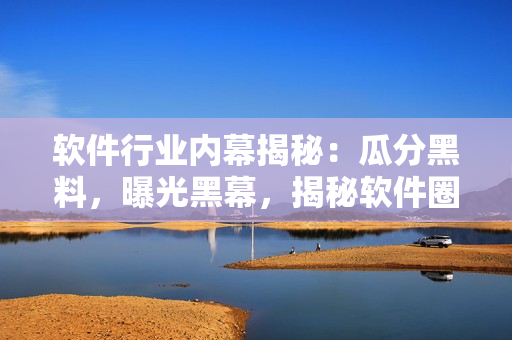 软件行业内幕揭秘：瓜分黑料，曝光黑幕，揭秘软件圈内独家隐秘