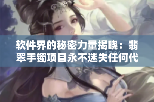 软件界的秘密力量揭晓：翡翠手镯项目永不迷失任何代码，点亮黑料正能量！