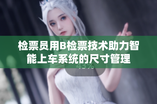检票员用B检票技术助力智能上车系统的尺寸管理