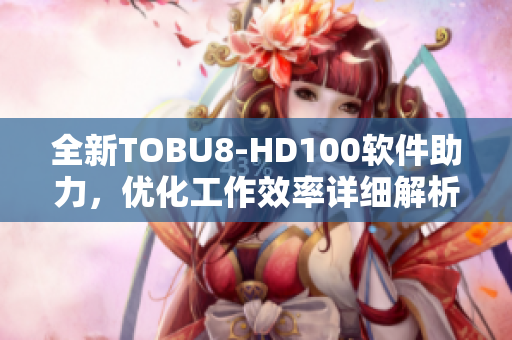 全新TOBU8-HD100软件助力，优化工作效率详细解析