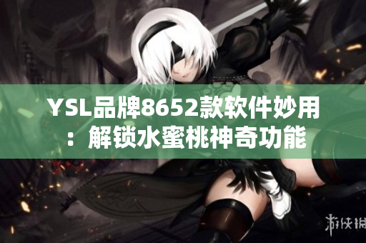 YSL品牌8652款软件妙用：解锁水蜜桃神奇功能