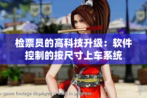 检票员的高科技升级：软件控制的按尺寸上车系统