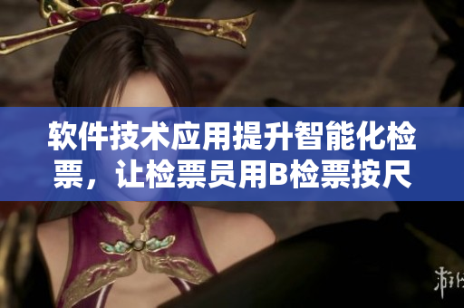 软件技术应用提升智能化检票，让检票员用B检票按尺寸上车
