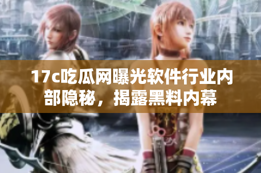 17c吃瓜网曝光软件行业内部隐秘，揭露黑料内幕