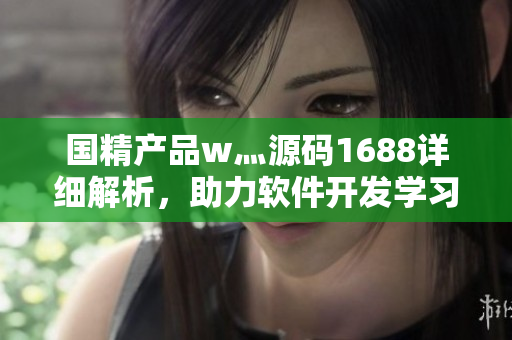 国精产品w灬源码1688详细解析，助力软件开发学习