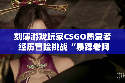 刻薄游戏玩家CSGO热爱者 经历冒险挑战“暴躁老阿姨”的编程旅途