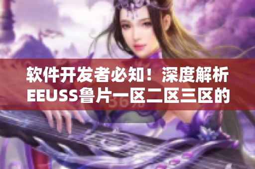 软件开发者必知！深度解析EEUSS鲁片一区二区三区的关键区域