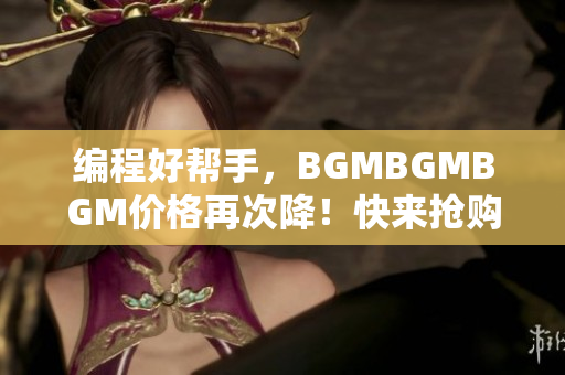 编程好帮手，BGMBGMBGM价格再次降！快来抢购！