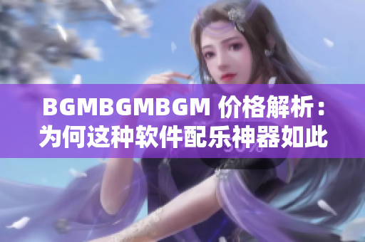 BGMBGMBGM 价格解析：为何这种软件配乐神器如此抢手？