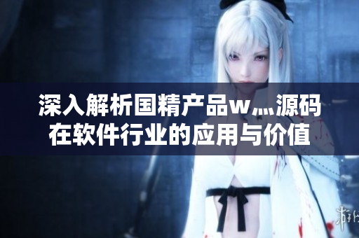 深入解析国精产品w灬源码在软件行业的应用与价值