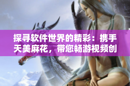 探寻软件世界的精彩：携手天美麻花，带您畅游视频创作之路