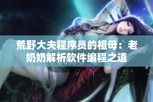 荒野大夫程序员的祖母：老奶奶解析软件编程之道