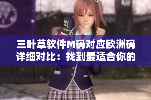 三叶草软件M码对应欧洲码详细对比：找到最适合你的软件开发者尺码